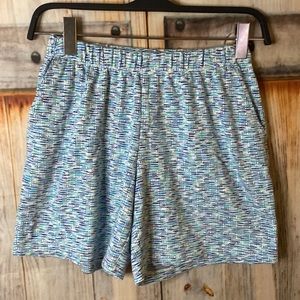 Cottony Elastic Waist Shorts with Pockets